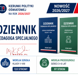 Dziennik pedagoga specjalnego (szkoła i przedszkole) 2026/2027