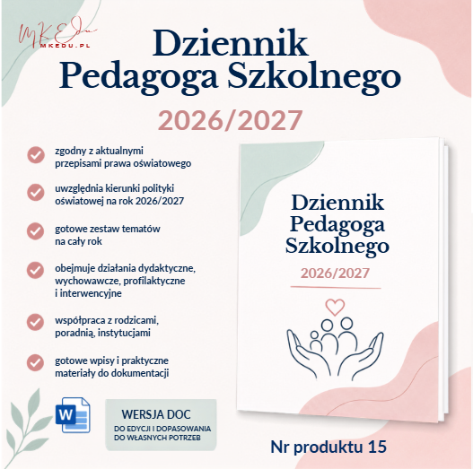 Dziennik pedagoga szkolnego 2026/2027