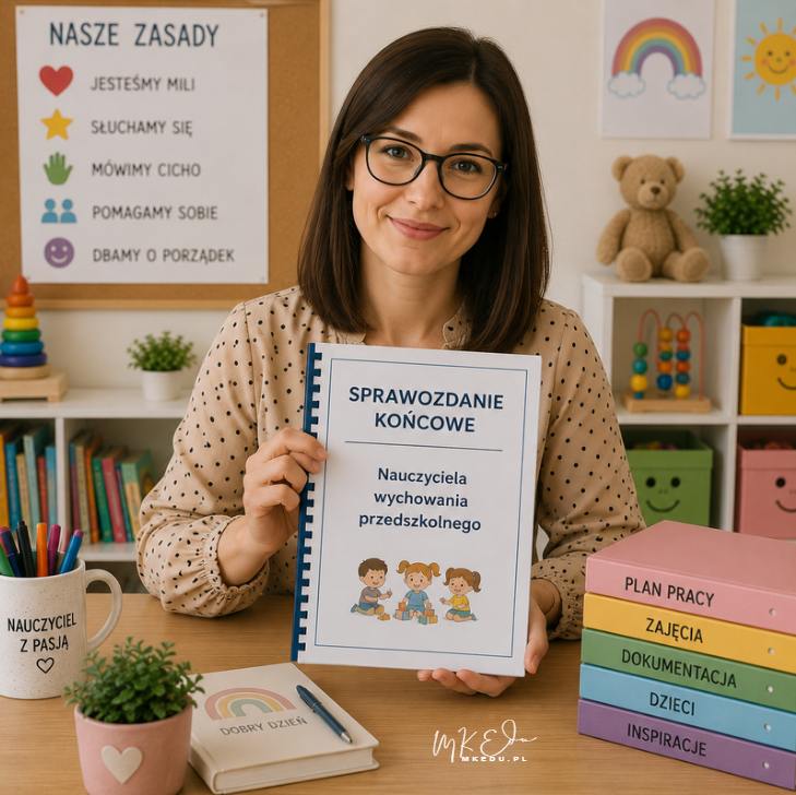 Sprawozdanie wychowawcy przedszkola - końcowe (6 latki) - końcowe