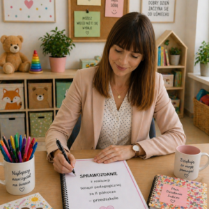 Sprawozdanie z realizacji terapii pedagogicznej za II półrocze — przedszkole