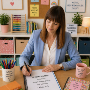 Sprawozdanie z realizacji terapii pedagogicznej za II półrocze — klasy 1–3