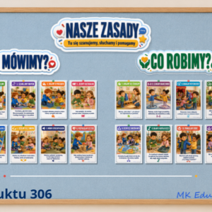 KOMPLET PLANSZ: DOBRE MANIERY I ZASADY W PRZEDSZKOLU (3 wersje)
