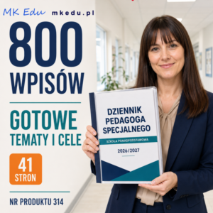 DZIENNIK PEDAGOGA SPECJALNEGO – SZKOŁA PONADPODSTAWOWA 