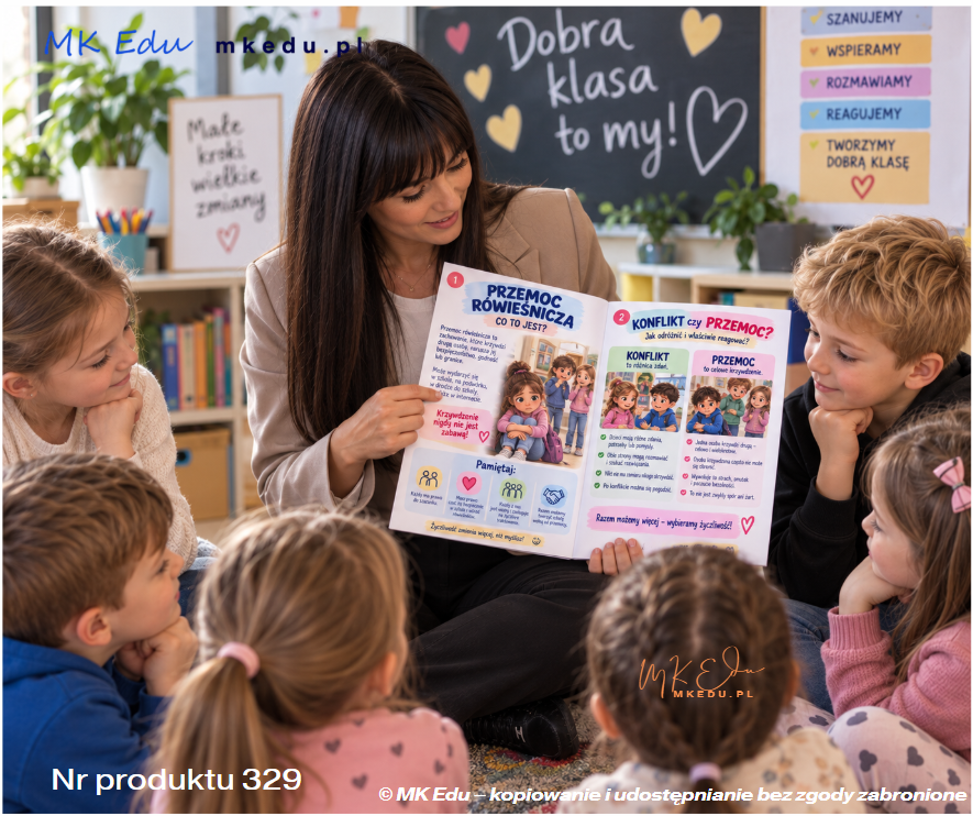 Plansze edukacyjne „Tydzień Przeciwdziałania Przemocy Rówieśniczej” – klasy I–III