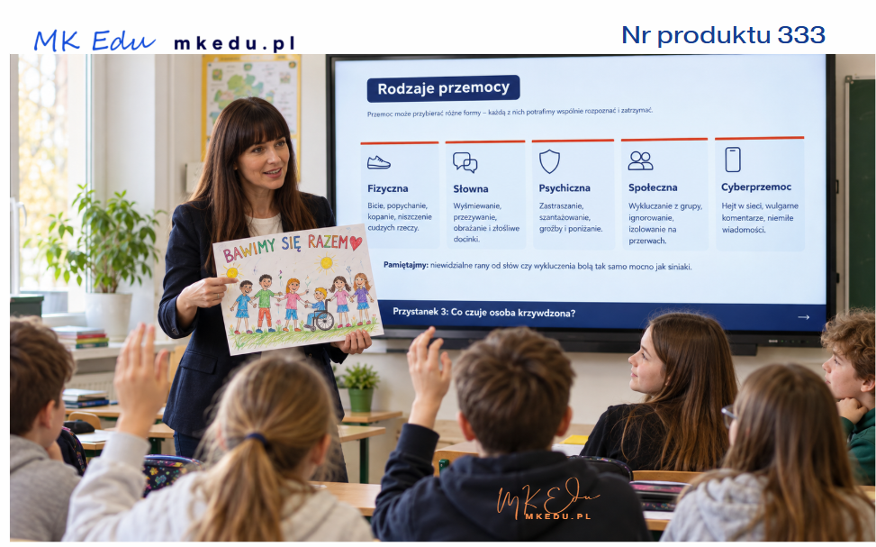 Tydzień Przeciwdziałania Przemocy Rówieśniczej – prezentacja dla klas I–VIII