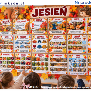 JESIEŃ WSZYSTKIMI ZMYSŁAMI – gotowa gazetka edukacyjna